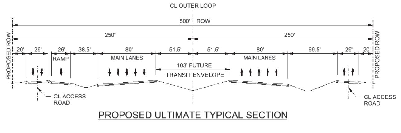 Proposed Ultimate Typical Section
